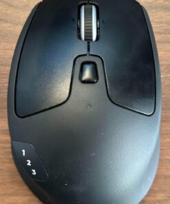 Logitech M720 Triathlon Multi-Device Wireless Mouse, Bluetooth, USB Unifying Receiver, 1000 DPI, 8 Buttons, 2-Year Battery, Compatible with Laptop, PC, Mac, iPadOS - Black 43 718lrLO7fHL