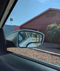 Blind Spot Convex Car Rear View Mirror: Rearview/Side Stick On Mirror Automotive Accessories | Narrow Blindspot Mirrors For Car By Utopicar (2 pack) 22 718m5tKPGL