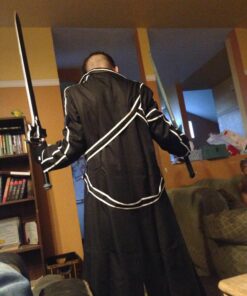 miccostumes Men's Swordsman Cosplay Costume with Belt and Accessories Medium 15 718mM6bfiEL