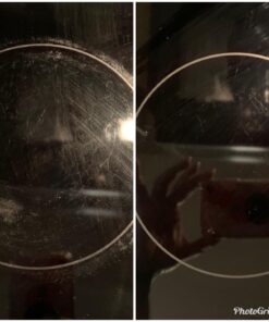 Cerama Bryte Combo Kit POW-R Grip, Scraper, Pad & Removes Tough Stains Cooktop and Stove Top Cleaner for Glass - Ceramic Surfaces, 10 Ounces, 4 Piece 41 718mc2RfClL