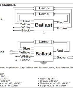 Robertson 3P20132 Fluorescent eBallast for 2 F40T12 Linear Lamps, Preheat- Rapid Start, 120Vac, 50-60Hz, Normal Ballast Factor, NPF, Model RSW234T12120 /A 33 718nDzGrxxL