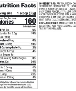 Alternative view of Vega Protein & Energy, Cold Brew Coffee, Plant Based Coffee Protein Powder - Vegan Protein Powder, Keto-Friendly, MCT Oil, Gluten Free, Dairy Free, Soy Free, Non GMO (15 Servings, 1lb 2.6oz) 15 Servings (Pack of 1)