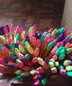 Charles Leonard Pencil Eraser Caps, Latex Free, Assorted Colors, 144/Box (71544) 9 718oEgfHuL