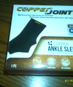 CopperJoint Arch Support for Plantar Fasciitis Relief - Ankle Compression Sleeve for Foot Pain Relief and Achilles Tendon Support - Breathable Copper Infused Nylon (Medium) Medium 42 718oQgGs8JL