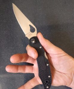 Spyderco Byrd Lightweight Knife with Stainless Steel Blade and High Performance FRN Handle One Size Cara Cara 2 - Black 39 718ojaZI6L