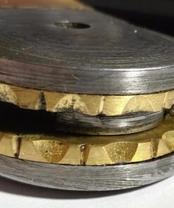 Custom made damascus blade & bolsters ram horn handle,with genuine leather sheath 5060-RD 24 718oxE2IkFL