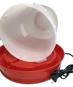 Rite Farm Products 3.7 Gallon Heated Poultry Chicken Waterer (14 Liter) Drinker with LED 9 718ozs7z3nL