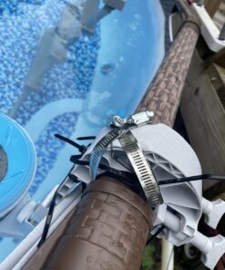 Intex 28000E Deluxe Wall-Mounted Swimming Pool Surface Automatic Skimmer with Removeable Skimmer Basket for 800+ GPH Pumps 25 718p22RWWyL