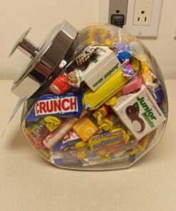 Anchor Hocking Glass Penny Candy Jar with Chrome Cover, 1/2 Gallon 18 718pMcpsZL