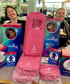 Badger Basket Toy Doll Travel Case with Pop-up Bed with Bedding for 18 inch Dolls - Pink 31 718pzfPcDAL