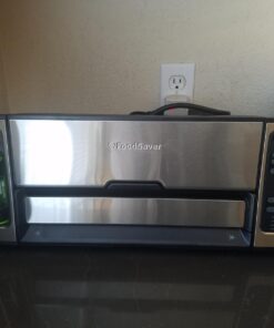 FoodSaver 5800 Series Vacuum Sealer Machine, 2-In-1 Automatic Bag-Making Vacuum Sealing System with Handheld Vacuum Sealer for Airtight Food Storage and Sous Vide, FS5860, Silver 40 718qBuUXD0L