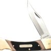 Old Timer 7OT Cave Bear Traditional Lockback Pocket Knife with 3.9in High Carbon Stainless Steel Blade, Sawcut Handles, and Leather Belt Sheath for Hunting, Camping, Whittling, EDC, and Outdoors 42 718qckfW CL
