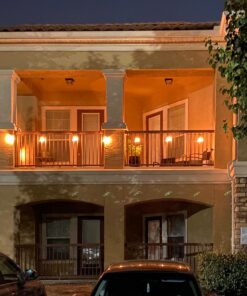 Feit Electric 72041 30 Foot Heavy-Duty Weather Resistant Decorative Indoor and Outdoor 10 Sockets Incandescent String Lights, 30', 11W, Dimmable,Black 30 ft (Pack of 1) 26 718qikV RZL