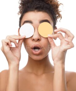 Facial Sponges - APPEARUS Compressed Natural Cellulose Face Sponge - Made in USA - Spa Sponges for Face Cleansing, Massage, Pore Exfoliating, Mask, Makeup Removal (50 Count) (Yellow) Yellow 14 718r2y9bjL