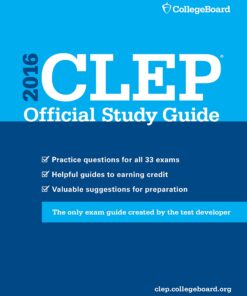 CLEP Official Study Guide 2016