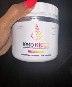 Hi-Lyte Keto K1000 Electrolyte Powder | Raspberry Lemon | Hydration Supplement Drink Mix | Boost Energy & Beat Leg Cramps | No Maltodextrin or Sugar | 50 Servings 37 718rOfCb64L 1