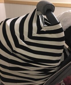 Baby Car Seat Cover Canopy and Nursing Cover Multi-Use Stretchy 5 in 1 Gift "The Classic" by Copper Pearl 42 718rOu0AiJL