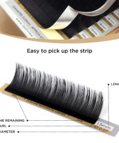 LASHVIEW Russian Volume Lashes 0.03mm Thickness C Curl 8-15mm Mix Tray Faux Individual Eyelash Extension Soft Semi-Permanent Lashes Pure Korean(Professional Salon Use) 0.03-C(8-15mm) 16 718tPdgj YL