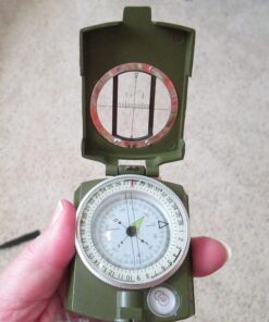 SE Military Lensatic and Prismatic Sighting Survival Emergency Compass with Pouch - CC4580 72 718tSEzCDDL