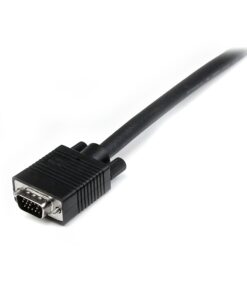 Alternative view of StarTech.com 25 ft Coax High Resolution Monitor VGA Cable - HD15 M/M - 25ft HD15 to HD15 Cable - 25ft VGA Monitor Cable (MXT101MMHQ25), Black 25 ft / 7.5m Retail