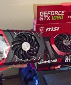 MSI GAMING GeForce GTX 1060 6GB GDRR5 192-bit HDCP Support DirectX 12 Dual TORX 2.0 Fan VR Ready Graphics Card (GTX 1060 GAMING X 6G) GTX 1060 GAMING X 6G 50 718uDFIE9JL