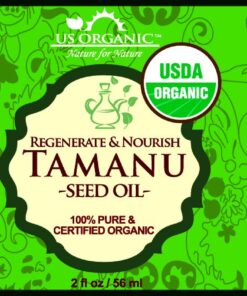 US Organic Tamanu Oil, USDA Certified Organic, 100% Pure Virgin Cold Pressed Unrefined, Dark Green Color, Sourced from Southeast Asia_Improved cap_2oz (56 ml) 2 Fl Oz (Pack of 1) 9 718uNV7kmPL