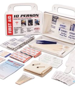 Rapid Care First Aid RC-10MAN-W 10 person 106 Piece ANSI/OSHA Compliant First Aid Kit in Wall Mountable Poly Case 7 718upo7HcL