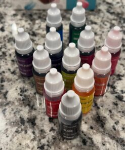 Food Coloring Set - 12 Food Grade Vibrant Food Dye Cherrysea Tasteless Liquid Color for Cake Decorating, Baking, Easter Egg, Icing, Fondant, Cooking, Slime Making DIY Supplies Kit - 0.35 Fl. oz (10 ml)/Bottles 0.35 Fl Oz (Pack of 12) 28 718us05NZfL