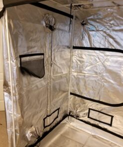 Zazzy Grow Tent, 96“X48 X78 Plant Growing Tents 600D Mylar Hydroponic Indoor Grow Tent with Window, Kit Bag & Floor Tray 96"X48"X78" 47 718utebCj9L