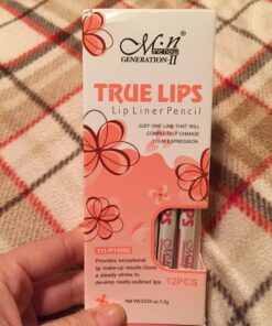 Sankuwen Waterproof Lip Liner Pencil, Pack of 12 Color A 40 718vGwOIR1L