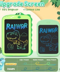 Alternative view of LCD Writing Tablet Kids Toys - CHEERFUN 8.5" Toddler Toys Learning Drawing Board Dinosaur Toys for 3 4 5 6 7 Year Old Boys Girls Birthday Gifts Idea Light Doodle Pad Stocking Stuffers Green