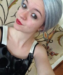 Kangaroo Grey Wig with a Bun - Grandma Wig Perfect Accessory for Old Lady Costumes for Adults - Old Lady Wig Used For Granny Dress ups, Mrs. Claus Costume Accessories, Halloween, Cosplay, Role Plays 17 718voBesmL