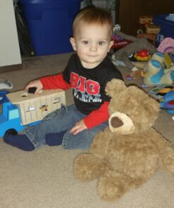 GUND Pinchy Teddy Bear, Premium Stuffed Animal for Ages 1 and Up, Brown, 17” 26 718vodUaZOL