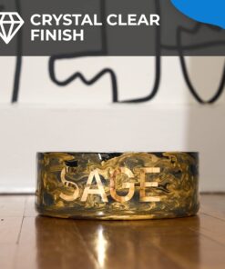 Epoxy Resin Promise Table Top 2-Part- 2 Gallon High Gloss (1 Gal Resin + 1 Gal Hardener) Transform Your DIY Projects with Crystal Clear Finish - Ideal for Bar Tables, Tabletops, Countertops & More 38 718w7PFXbEL