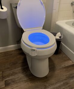 RainBowl Toilet Bowl Night Light with Motion Sensor - Funny Mens Stocking Stuffers 2023 - Unique Cool Gadget - Gag Christmas Gift for Dad, Boyfriend, Husband - White Elephant Gifts Idea, Secret Santa 39 718wCCwjBBL