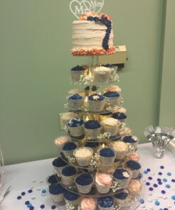 GOLF 100Pcs Cupcake Wrappers Artistic Bake Cake Paper Filigree Little Vine Lace Laser Cut Liner Baking Cup Wraps Muffin CaseTrays for Wedding Party Birthday Decoration (White) White 40 718wH7nTw L