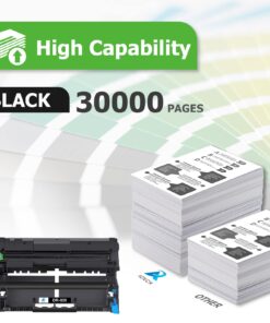 Aztech Compatible Drum Unit Replacement for Brother DR820 DR-820 DR 820 for Brother HL-L6200DW MFC-L5850DW MFC-L5900DW MFC-L6700DW MFC-L5800DW HLL6200DW HL-L5200DW HLL5100DN Printer (Black, 2-Pack) 13 718wSkGs3KL