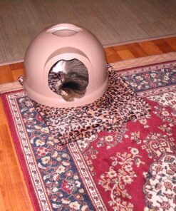 Petmate Booda Dome Cat Litter Box for Indoor Cats , Titanium, Made in USA One Size 39 718wX7T3lqL