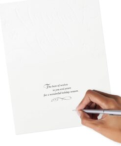 Hallmark Holiday Boxed Cards, Happy Holidays (40 Cards with Envelopes) 40ct Blue Happy Holidays Cards 26 718wZszJ4JL