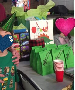 Party Ninja Pixel Miner Birthday Party Favors - 41pcs - Party Supplies for Boys & Girls - Party Favor Bags - Party Balloons, Party Decor + 1 PAIR of Pixel Sunglasses (Party Favors for 8 Guests) Party Favors for 8 Guests 21 718wyp22gXL