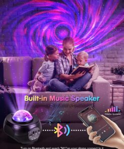 Star Projector Galaxy Projector, Happy Birthday Decorations Gift Night Light with Remote Nebula Starry Light Projector Twinkling Ceiling Stars Projection for Home Gaming Bedroom Kids Room Decor Lights DQ-M2 19 718xThTFcYL