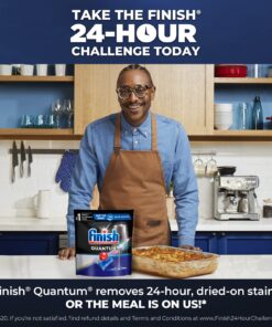 Finish - Quantum - 82ct - Dishwasher Detergent - Powerball - Ultimate Clean & Shine - Dishwashing Tablets - Dish Tabs (Packaging May Vary) 30 718xV15bsgL 1