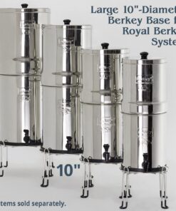 Large Berkey Base Stainless Steel Stand Raises Your Royal Berkey Water Filter System 6" Above Countertop for Easier Dispensing of Filtered Water 4 718yNkniKUL