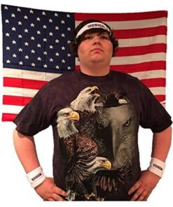 Funny Guy Mugs Unisex Sweatband Set (3-Pack: 1 Headband & 2 Wristbands) MERICA 13 718yeLm44L