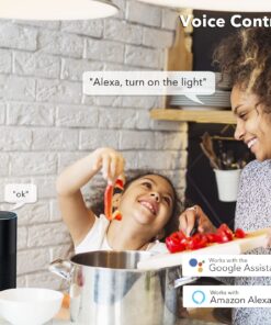 BN-LINK WiFi Smart in-Wall Light Switch, No Hub Required with Timer Function, White, Compatible with Alexa and Google Assistant, Neutral Wire Needed, 2.4 Ghz Network Only 1P-Smart Light Switch 17 719 5KHTRJL