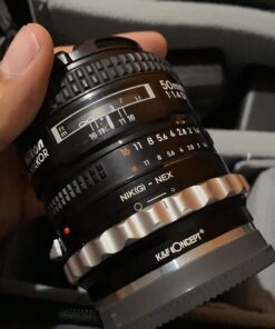 K&F Concept Lens Mount Adapter Compatible with Nikon G AF-S F AIS AI Nikkor F Mount G-Type D/SLR Lens to Sony Alpha E-Mount NEX Camera Compatible with Sony Alpha A7,A6000,A6300,A6500,A5000,A5100 NIK(G)-NEX 39 719 751f3rL