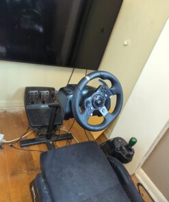 Logitech G920 Driving Force Racing Wheel and Pedals, Force Feedback + Logitech G Driving Force Shifter - Xbox Series X|S, Xbox One and PC, Mac - Black Xbox X|S, Xbox One, PC/Mac Wheel + Shifter 21 719 yOEpECL