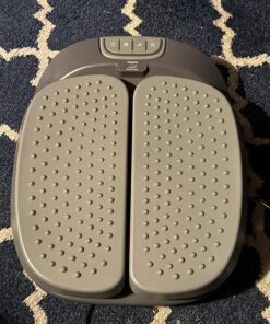 Snailax Vibration Foot Massager with Heat,Remote Control,Adjustable Vibration Speed Electric Massager Machine for Circulation,Plantar Fasciitis, Pain Relief Grey 34 71905YxWMdL