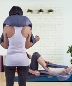 Bruntmor Cordless Rechargeable Neck & Back Pain Relief Products | Shiatsu Massager 3-D Deep Kneading Portable Full Body Massager Back Massager for Back Pain with Heat | Ideal for Relieving Shoulder - Image 5