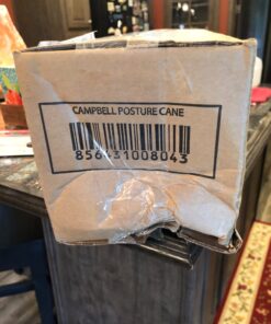 Campbell Posture Cane for Men & Women - Walking Canes for Seniors, Folding Cane, Walking Stick Made w/Heavy-Duty Aluminum, Ergonomic Campbell Handle, Rubber Traction Tip, Elderly Assistance Products 26 7190zjfX49L